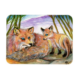 Magnet Flexible L'heure de la sieste de Little Fox