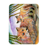 Magnet Flexible L'heure de la sieste de Little Fox (Vertical)