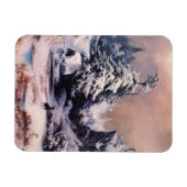 Magnet Flexible L'hiver dans les Rocheuses (par Thomas Moran) (Horizontal)