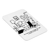 Magnet Flexible L'homme obèse inapte en surpoids essaie de garder (Côté Droit)