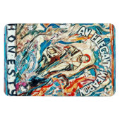 Magnet Flexible L'honnêteté, une arme élégante (Horizontal)