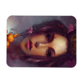 Magnet Flexible L'IA a généré l'art d'une déesse avec des tatouage (Horizontal)