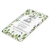 Magnet Flexible Liage Simple /Enregistrer La Date /Mariage (Côté Gauche)