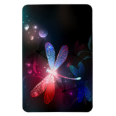 Magnet Flexible Libellule rouge lumineuse (Vertical)