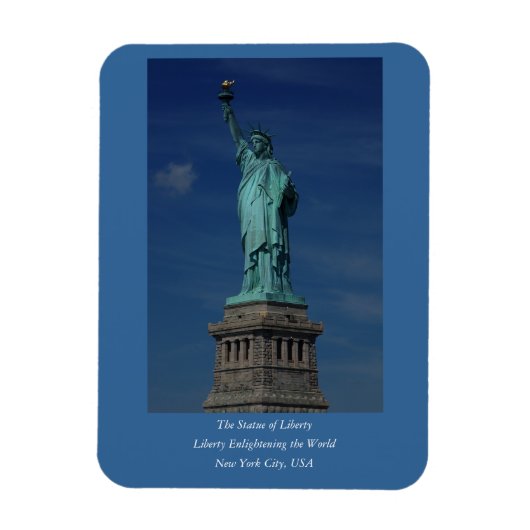 Magnet Flexible Liberty Enlightening the World - Statue de la Libe (Vertical)