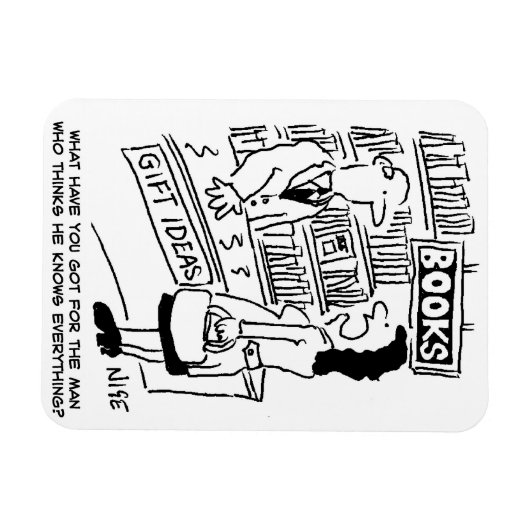 Magnet Flexible Librairie dans une librairie avec le client (Horizontal)