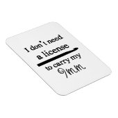 Magnet Flexible Licence Crochet Hook (Côté Droit)