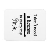 Magnet Flexible Licence Crochet Hook (Horizontal)
