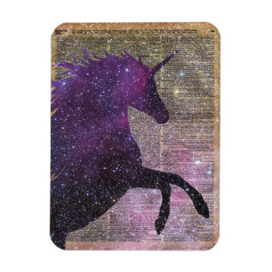 Magnet Flexible Licorne d'imaginaire dans l'espace