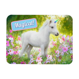 Magnet Flexible Licorne White Pony