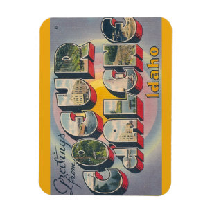 Magnet Flexible L'Idaho, aimant de dalene de Coeur