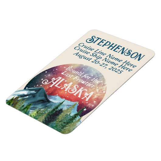 Magnet Flexible Lien pour la Dernière frontière Alaska Cruise Door (Côté Gauche)