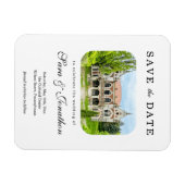 Magnet Flexible Lieu du mariage Enregistrer la date (Horizontal)