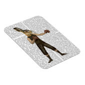 Magnet Flexible Lièvre de boxe (Côté Droit)