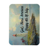 Magnet Flexible Lighthouse 4 juillet Aimant flexible (Vertical)