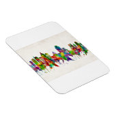 Magnet Flexible Ligne aérienne de Sacramento en Californie (Côté Droit)