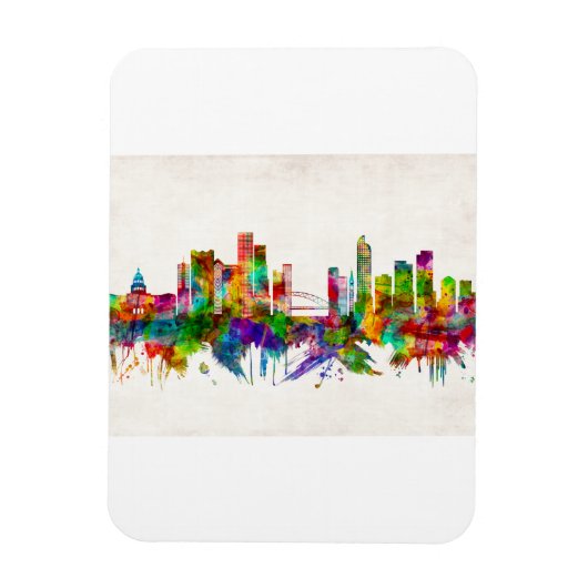 Magnet Flexible Ligne de Denver Colorado (Vertical)