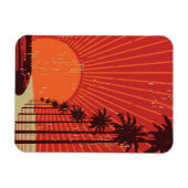 Magnet Flexible Ligne de palmier (Horizontal)