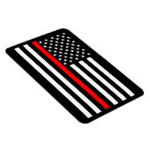 Magnet Flexible Ligne rouge mince des États-Unis (Côté Droit)