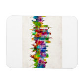 Magnet Flexible Ligne Skyline Francfort-Allemagne (Horizontal)