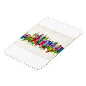 Magnet Flexible Ligne Skyline Francfort-Allemagne (Côté Gauche)