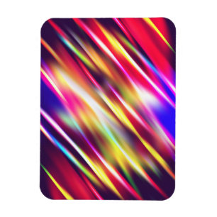 Magnet Flexible Lignes colorées abstraites