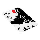 Magnet Flexible Ligue de Justice | Batman dans le nuage de chauves (Côté Droit)