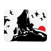 Magnet Flexible Ligue de Justice | Batman dans le nuage de chauves (Horizontal)