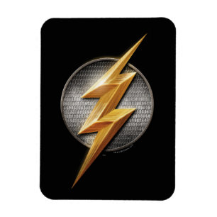 Magnet Flexible Ligue de Justice Le symbole de boulon métallique