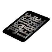 Magnet Flexible Ligue de Justice | Logo métallique de la Ligue de (Côté Gauche)
