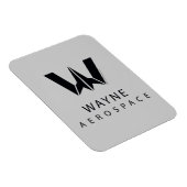 Magnet Flexible Ligue de Justice | Logo Wayne Aerospace (Côté Droit)