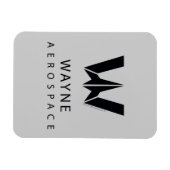 Magnet Flexible Ligue de Justice | Logo Wayne Aerospace (Horizontal)