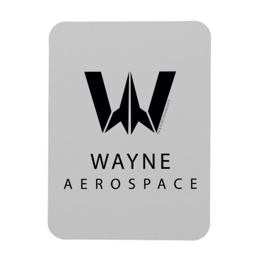 Magnet Flexible Ligue de Justice | Logo Wayne Aerospace (Vertical)