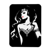 Ligue de Justice | Wonder Woman Noir Pop Art