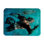 Magnet Flexible Ligue Justice #10 Aquaman Noyé Variant de Terre (Horizontal)