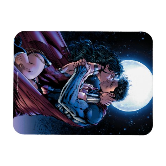 Magnet Flexible Ligue Justice #12 Wonder Woman & Superman Kiss (Horizontal)