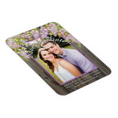 Magnet Flexible Lilacs rustiques Lumières & Mariage photo Enregist (Côté Droit)
