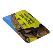 Magnet Flexible L'île de Pâques Rapa Nui stylisée (Côté Droit)