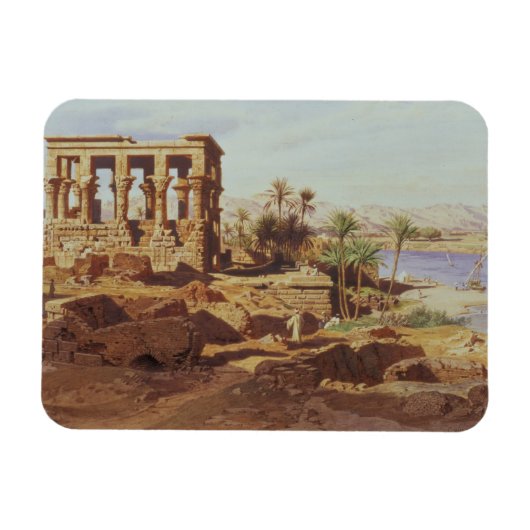 Magnet Flexible L'île de Philae, 1866 (w/c) (Horizontal)