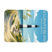 Magnet Flexible L'île de Sullivan Caroline du Sud (Horizontal)