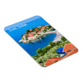 Magnet Flexible L'île de Sveti Stefan Monténégro (Côté Droit)