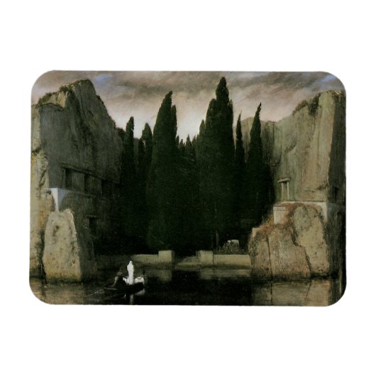 Magnet Flexible L'île des morts par Arnold Bocklin, Symbolisme Art (Horizontal)