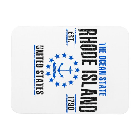 Magnet Flexible L'île Rhode (Horizontal)