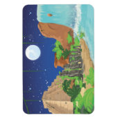 Magnet Flexible L'île tropicale (Vertical)