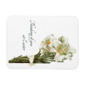 Magnet Flexible Liliers de Pâques (Horizontal)