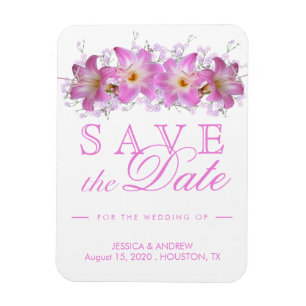 Magnet Flexible Lilies Belladone Romantiques Mariage Économisez La