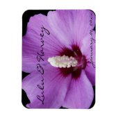 Magnet Flexible Lily violette vers le haut (Vertical)