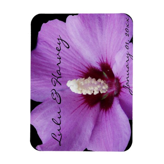 Magnet Flexible Lily violette vers le haut (Vertical)