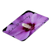 Magnet Flexible Lily violette vers le haut (Côté Gauche)