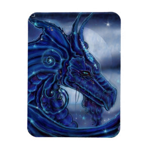 Magnet Flexible L'imaginaire du dragon "La nuit magique" par Renee